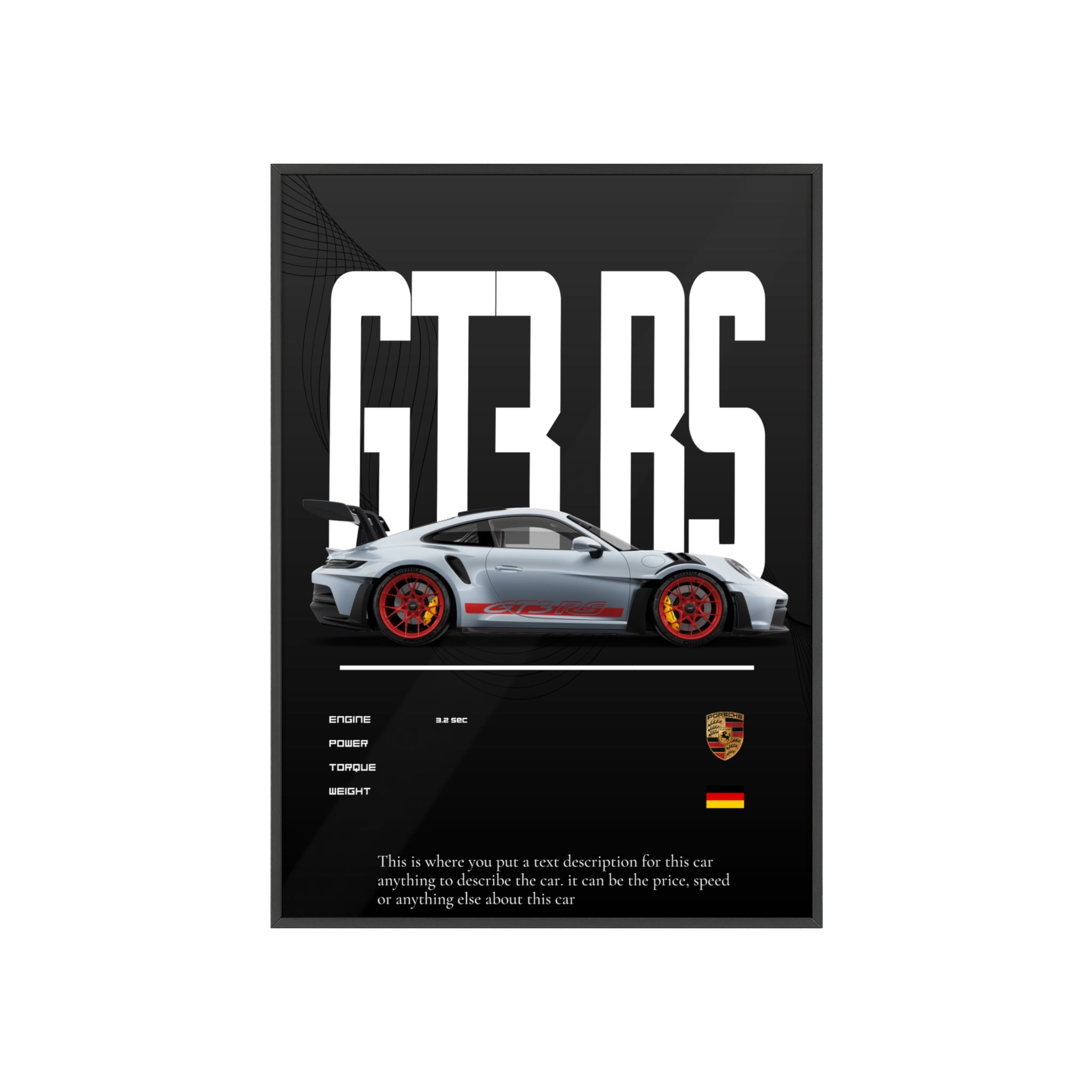 Copy of Porsche GT3 RS Car